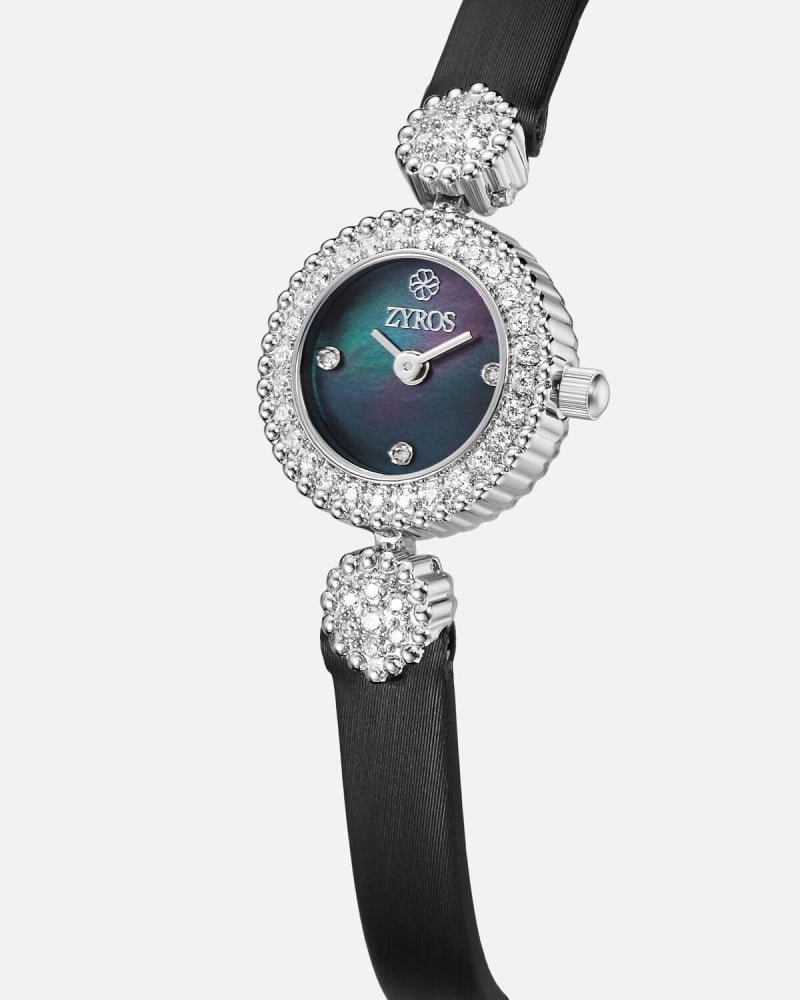 Alternative view of ساعة نسائية بسير جلد باللون الأسود | ZOL012F