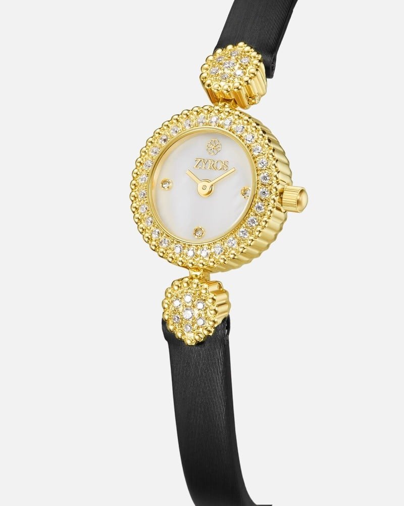 Alternative view of ساعة نسائية بسير جلد باللون الأسود | ZOL012F