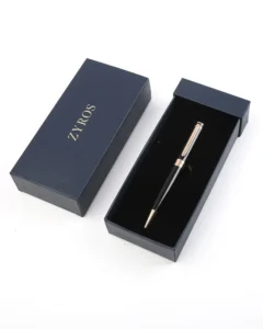 ⁦قلم رجالي كلاسيك بلون أسود وذهبي | ZTP043M⁩ - الصورة ⁦3⁩