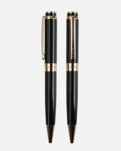 ⁦قلم رجالي كلاسيك بلون أسود وذهبي | ZTP043M⁩ - الصورة ⁦2⁩