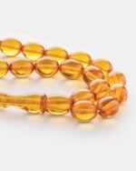 ⁦سبحة من السندلس المعرق بلون عسلي | ZRS055M⁩ - الصورة ⁦3⁩