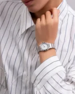 ⁦ساعة حور باللون الفضي | LOS001LSW⁩ - الصورة ⁦3⁩