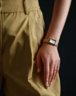 ⁦ساعة نورة باللون الذهبي | LAS006LGW⁩ - الصورة ⁦4⁩