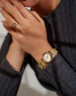 ⁦ساعة حور باللون الذهبي | LOS001LGG⁩ - الصورة ⁦4⁩