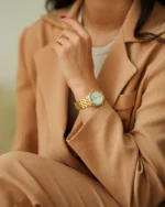 ⁦ساعة الحسناء باللون الذهبي | LOS004LGW⁩ - الصورة ⁦3⁩