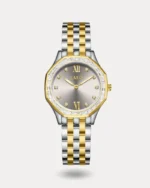 ساعة الحسناء باللون الفضي والذهبي | LOS004LMGS