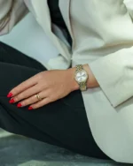 ⁦ساعة الحسناء باللون الفضي والذهبي | LOS004LMGS⁩ - الصورة ⁦4⁩