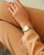 ⁦ساعة الحسناء باللون الذهبي والفضي | LOS004LMGW⁩ - الصورة ⁦2⁩