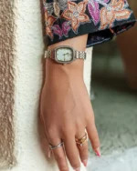 ⁦ساعة دلال باللون الذهبي والفضي | LOS005LMGW⁩ - الصورة ⁦5⁩