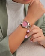 ⁦ساعة نسائية ستيل بلون ذهبي و فضي | ZOS251F⁩ - الصورة ⁦2⁩