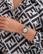 ⁦ساعه لمار بلون فضي | LAS007L⁩ - الصورة ⁦4⁩