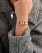 ⁦ساعه أريام بلون ذهبي | LOS008L⁩ - الصورة ⁦4⁩