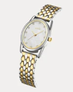 ⁦ساعه لمار بلون ذهبي وفضي | LAS007L⁩ - الصورة ⁦5⁩