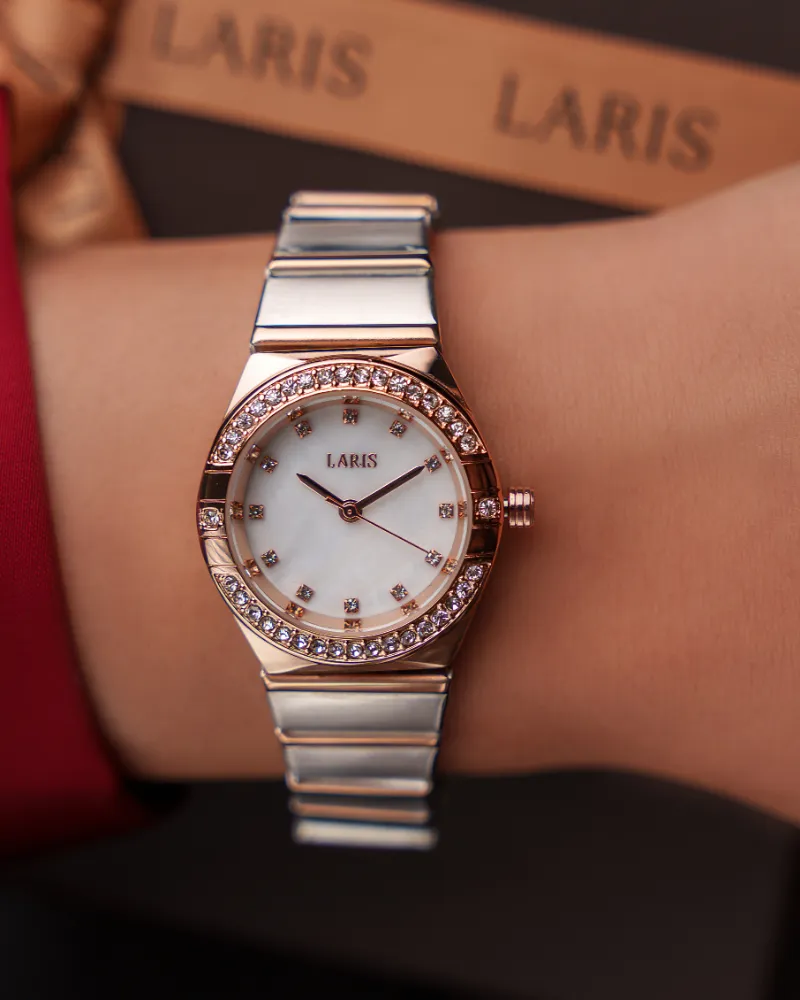 Alternative view of ساعة حور باللون الروزجولد | LOS001LMRW