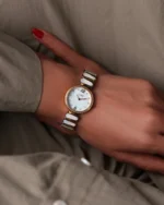 ⁦ساعه صدف بلون ذهبي وفضي | LOS006L⁩ - الصورة ⁦3⁩