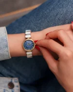 ⁦ساعه صدف بلون ذهبي وفضي | LOS006L⁩ - الصورة ⁦3⁩