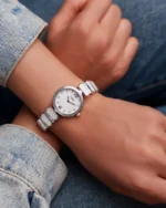 ⁦ساعه صدف بلون فضي | LOS006L⁩ - الصورة ⁦3⁩