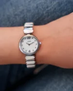 ⁦ساعه صدف بلون فضي | LOS006L⁩ - الصورة ⁦2⁩