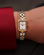 ⁦ساعه أريام بلون ذهبي وفضي | LOS008L⁩ - الصورة ⁦2⁩