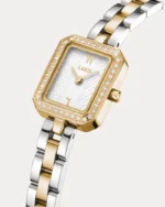 ⁦ساعه أريام بلون ذهبي وفضي | LOS008L⁩ - الصورة ⁦5⁩