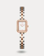 ساعه أريام بلون روز جولد وفضي | LOS008L