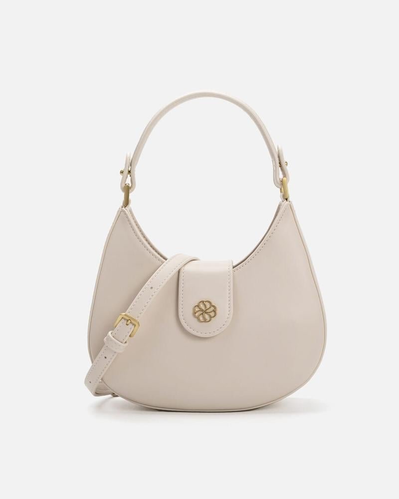 شنطة نسائية بتصميم كلاسيك بلون بيج | ZLH1189F