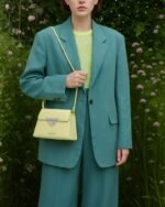 ⁦شنطة نسائية بتصميم عصري بلون أخضر فاتح | ZLH979F⁩ - الصورة ⁦6⁩