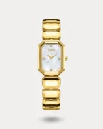 ساعة السبائك النسائية بلون ذهبي | LAS011L