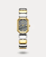 ساعة السبائك النسائية بلون ذهبي وفضي | LAS011L