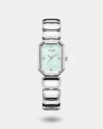 ساعة السبائك النسائية بلون فضي | LAS011L