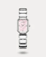 ساعة السبائك النسائية بلون فضي | LAS011L