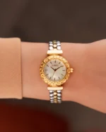 ⁦ساعة أريج بلون الذهبي والفضي | LAS008L⁩ - الصورة ⁦2⁩