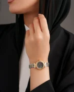 ⁦ساعة أريج بلون الذهبي والفضي | LAS008L⁩ - الصورة ⁦3⁩