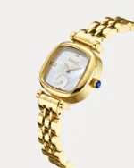 ⁦ساعة هاجر بلون ذهبي | LAS009L⁩ - الصورة ⁦5⁩