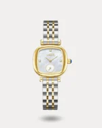 ساعة هاجر بلون ذهبي وفضي | LAS009L