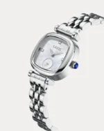 ⁦ساعة هاجر بلون فضي | LAS009L⁩ - الصورة ⁦5⁩