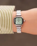 ⁦ساعة هاجر بلون فضي | LAS009L⁩ - الصورة ⁦2⁩