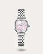 ساعة هاجر بلون فضي | LAS009L