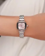 ⁦ساعة هاجر بلون فضي | LAS009L⁩ - الصورة ⁦2⁩