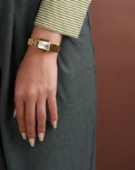 ⁦ساعة رهف النسائية بلون ذهبي | LAS010L⁩ - الصورة ⁦3⁩