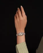 ⁦ساعة رهف النسائية ذهبي وفضي | LAS010L⁩ - الصورة ⁦3⁩