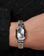 ⁦ساعة رهف النسائية بلون ذهبي وفضي | LAS010L⁩ - الصورة ⁦2⁩