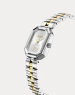 ⁦ساعة رهف النسائية بلون ذهبي وفضي | LAS010L⁩ - الصورة ⁦5⁩