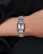 ⁦ساعة رهف النسائية بلون فضي | LAS010L⁩ - الصورة ⁦2⁩