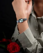 ⁦ساعة رهف النسائية بلون فضي | LAS010L⁩ - الصورة ⁦3⁩