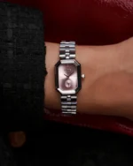 ⁦ساعة رهف النسائية بلون فضي | LAS010L⁩ - الصورة ⁦2⁩