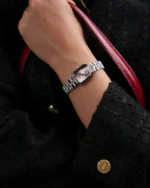 ⁦ساعة رهف النسائية بلون فضي | LAS010L⁩ - الصورة ⁦4⁩