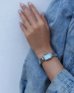 ⁦ساعة السبائك النسائية بلون فضي | LAS011L⁩ - الصورة ⁦3⁩