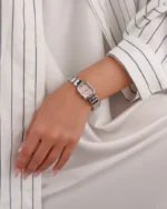 ⁦ساعة السبائك النسائية بلون فضي | LAS011L⁩ - الصورة ⁦3⁩