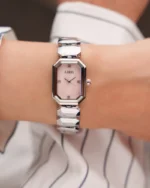 ⁦ساعة السبائك النسائية بلون فضي | LAS011L⁩ - الصورة ⁦2⁩